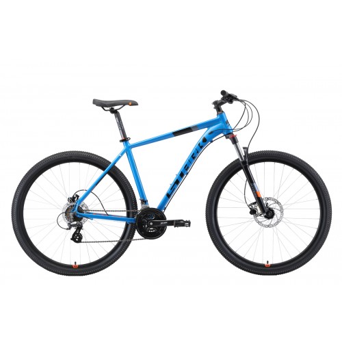 Велосипед Stark'19 Router 29.3 HD голубой-чёрный-оранжевый 20"