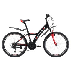 Велосипед Stark'19 Rocket Y 24.1 V чёрный-красный, , 17 610 р., H000013820, STARK, Велосипеды