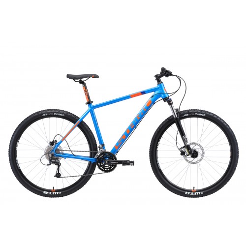 Велосипед Stark'19 Armer 29.6 HD голубой-оранжевый 20"