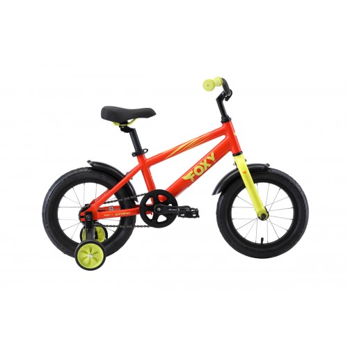 Велосипед Stark'19 Foxy 14 оранжевый-зелёный