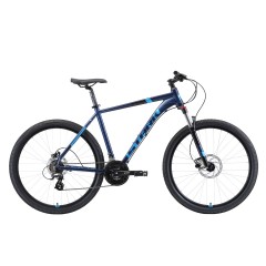 Велосипед Stark'19 Router 27.3 HD голубой-чёрный 18", , 29 020 р., H000014036, STARK, Велосипеды
