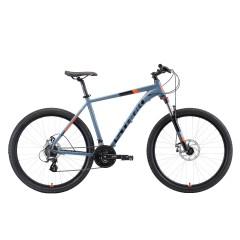 Велосипед Stark'19 Router 27.3 D серый-чёрный-оранжевый 22", , 28 490 р., H000014040, STARK, Горные