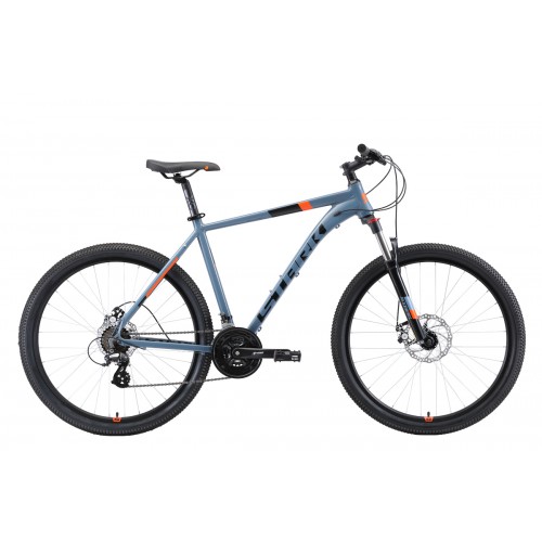 Велосипед Stark'19 Router 27.3 D серый-чёрный-оранжевый 22"