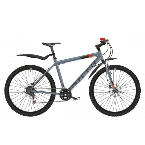 Велосипед Stark'19 Outpost 26.1 D серый-чёрный-оранжевый 16"