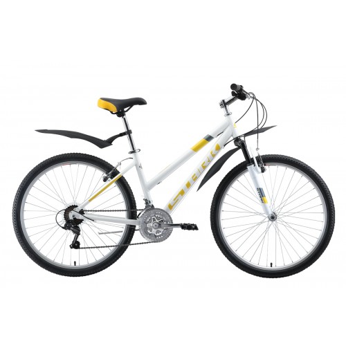 Велосипед Stark'19 Luna 26.1 V белый-жёлтый-серый 18"