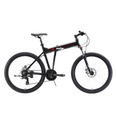 Велосипед Stark'19 Cobra 26.2 D чёрный-красный-серый 20", , 27 990 р., H000014108, STARK, Велосипеды