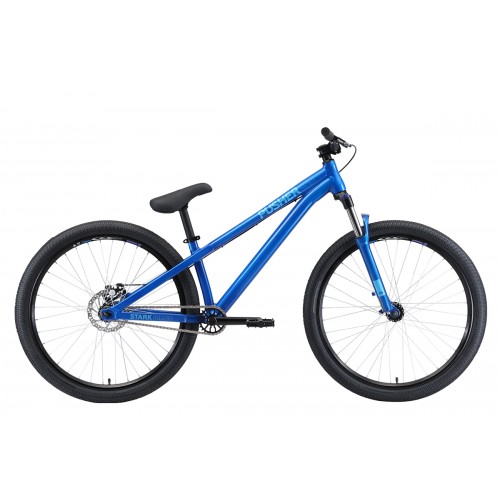 Велосипед Stark'20 Pusher-1 Single Speed голубой-синий S