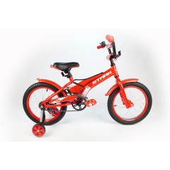 Велосипед Stark'20 Tanuki 16 Boy красный-белый, , 9 680 р., H000015183, STARK, Велосипеды