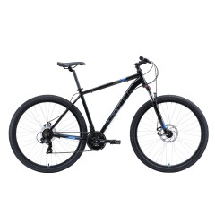 Велосипед Stark'20 Hunter 29.2 D чёрный-серый-голубой 18", , 25 690 р., H000015944, STARK, Горные