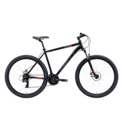 Велосипед Stark'20 Hunter 27.2 D чёрный-серый-красный 18", , 25 690 р., H000015949, STARK, Велосипеды