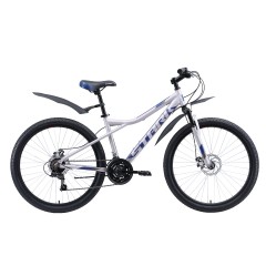 Велосипед Stark'20 Slash 26.1 D серый-голубой 14,5", , 17 620 р., H000015967, STARK, Горные