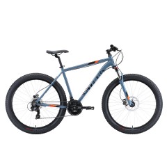 Велосипед Stark'20 Hunter 27.2+ HD серый-чёрный-оранжевый 18", , 31 000 р., H000016289, STARK, Велосипеды