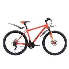 Велосипед Stark'20 Indy 26.1 D Shimano оранжевый-белый-чёрный 16", , 20 730 р., H000016307, STARK, Велосипеды
