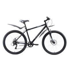 Велосипед Stark'20 Respect 26.1 D Microshift черный-серый-серый 18", , 15 480 р., H000016346, STARK, Велосипеды