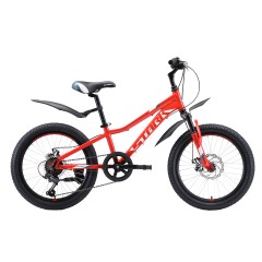 Велосипед Stark'20 Rocket 20.1 D красный-белый-серый, , 18 540 р., H000016398, STARK, Горные