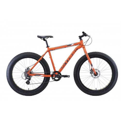 Велосипед Stark'20 Fat 26.2 D оранжевый-серый-белый 18"