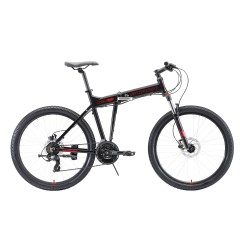 Велосипед Stark'20 Cobra 26.2 HD чёрный-красный 18", , 33 430 р., H000016462, STARK, Велосипеды