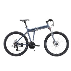 Велосипед Stark'20 Cobra 26.2 D серый-черный 20", , 31 000 р., H000016465, STARK, Велосипеды