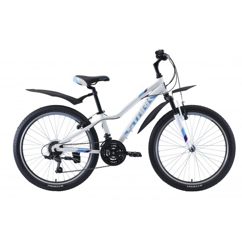Велосипед Stark'20 Bliss 24.1 V белый-бирюзовый-фиолетовый