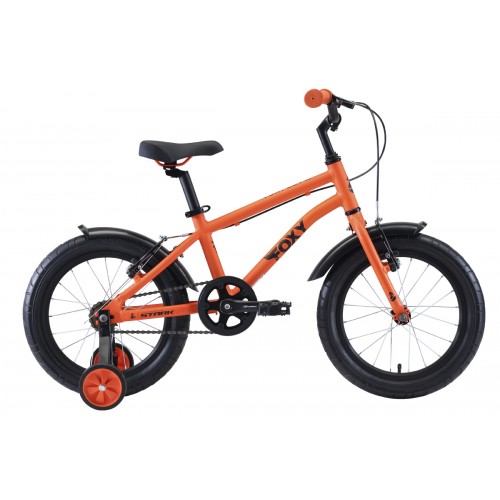 Велосипед Stark'20 Foxy 16 Boy оранжевый-голубой-черный