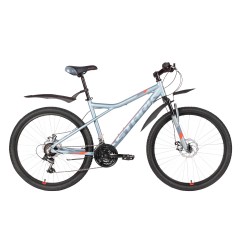 Велосипед Stark'20 Slash 26.2 D серый-красный-серый 14,5", , 19 180 р., H000016785, STARK, Велосипеды