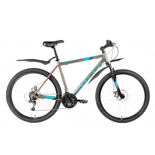 Велосипед Stark'20 Outpost 26.2 D коричневый-синий-черный 20"