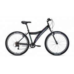 Велосипед FORWARD DAKOTA 26" 1,0 (2019) черный, голубой, , 12 700 р., FORWARD DAKOTA 26" 1,0 (2019) черный, голубой, Forward, Подростковые