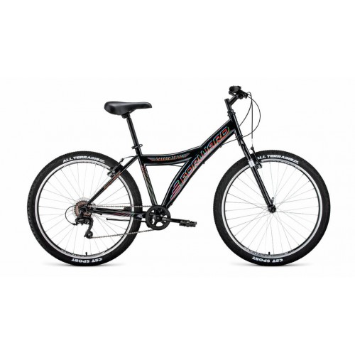 Велосипед FORWARD DAKOTA 26" 1,0 (2019) черный, красный