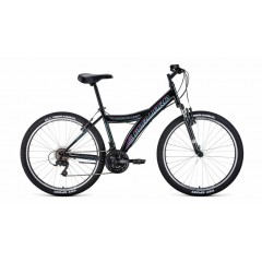 Велосипед FORWARD DAKOTA 26" 2,0 (2019) черный, голубой