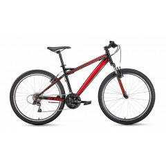 Горный MTB велосипед FORWARD Flash 26 1.0 рост 17 (2019) черный, красный