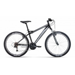 Горный MTB велосипед FORWARD Flash 26 1.0 рост 17 (2019) черный, серый, , 12 870 р., FORWARD Flash 26 1.0 (2019) черный, серый, Forward, Велосипеды