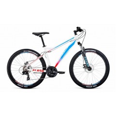 Горный (MTB) велосипед FORWARD Flash 26 2.0 Disс рост 15" (2019) белый, голубой