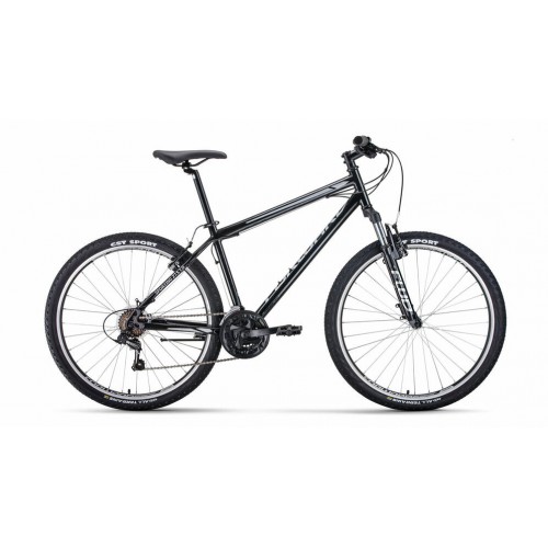 Горный (MTB) велосипед FORWARD Sporting 27.5" 1.0 рост 17 (2019) черный, серый