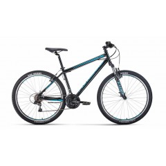 Горный (MTB) велосипед FORWARD Sporting 27.5" 1.0 рост 19 (2019) черный, бирюзовый